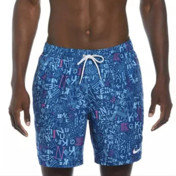 NWT Nike Men's Swim Bender 7" Volley Board Shorts XL - Picture 1 of 10